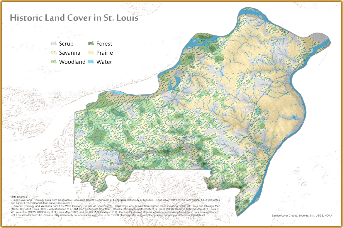 Historic Land Cover in St. Louis